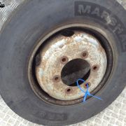 FORD IVECO EURO CARGO 7.5T 2003 FRONT WHEEL+TYRE (STEER) 215/75/R17.5 UNUSED TYRE 07/20 7