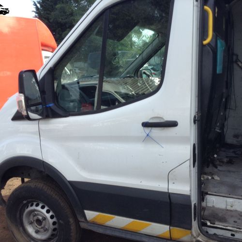 FORD TRANSIT MK8 2018 N/S PASSENGER FRONT DOOR COMPLETE MINUS MIRROR2