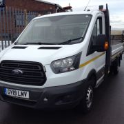 FORD TRANSIT 2019 350 2.0 EURO 6 131HP TWIN WHEEL DROPSIDE C/W TAIL LIFT 90K