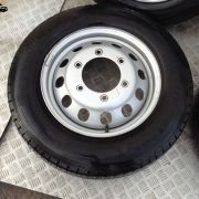 FORD TRANSIT 2023 TIPPER / LUTON TWIN WHEEL FULL SET OF WHEELS AND TYRES X6 195/75/16