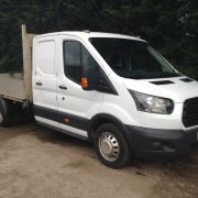 2018 FORD TRANSIT DROPSIDE CREWCAB 350 2.0 ECOBLUE 119000 MILES EURO 6