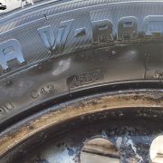 MERCEDES VITO 2009 SPARE WHEEL AND TYRE 195/65/R16C BUDGET TYRE 10MM TREAD