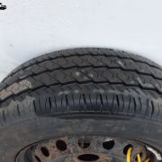 VAUXHALL VIVARO / TRAFFIC 2013 STEEL WHEEL AND TYRE FITTED WITH 215/65/R16C 10MM TREAD