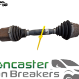 FIAT DOBLO/COMBO 1.6 EURO 5 N/S PASSENGER DRIVESHAFT