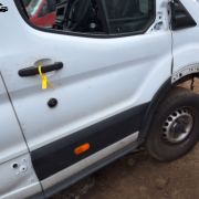 FORD TRANSIT 350 2021 MK9 O/S DRIVER DOOR COMPLETE WITH GLASS AND ELECTRICS