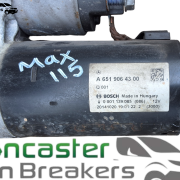 MERCEDES SPRINTER 2014 2.1 EURO 5 DIESEL STARTER MOTOR A6519064300