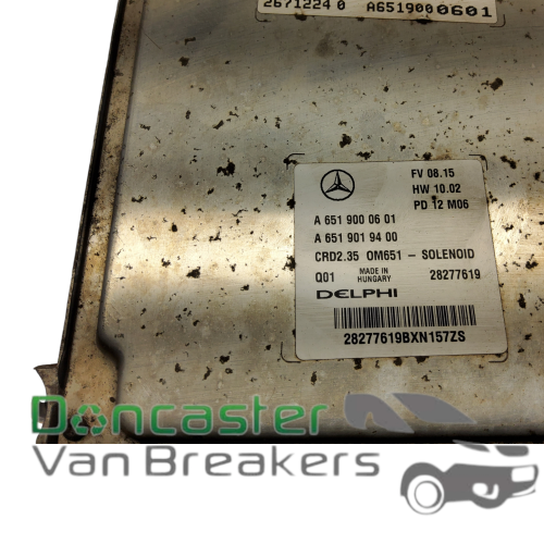 MERCEDES SPRINTER 2.1 EURO 5 2015 ENGINE ECU A6519000601 4