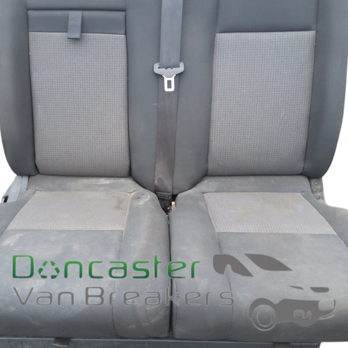 FORD TRANSIT MK9 2020 TWIN PASSENGER SEAT WITH CENTRE SEAT BELT AND SEAT BASE 1