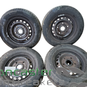 FORD TRANSIT CUSTOM 2015 EURO 5 SET OF 4 STEEL WHEELS AND TYRES 215/65/R15C