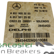 MERCEDES SPRINTER 2015 2.1 EURO 5 ENGINE ECU A6519003203