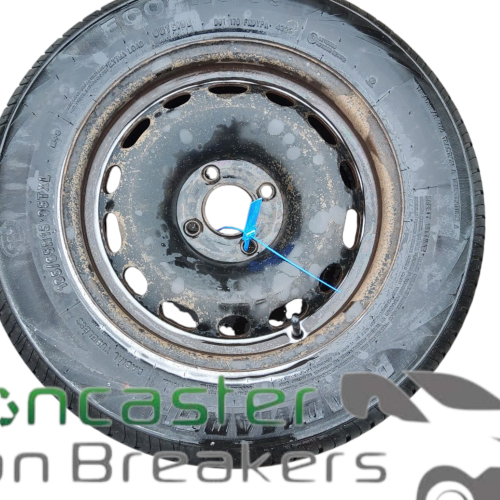 PEUGEOT PARTNER / BERLINGO 2016 STEEL WHEEL AND TYRE 195/65/R15 BUDGET TYRE 6MM TREAD
