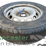 PEUGEOT PARTNER / BERLINGO 2016 STEEL WHEEL AND TYRE 195/65/R15 BUDGET TYRE 8MM TREAD