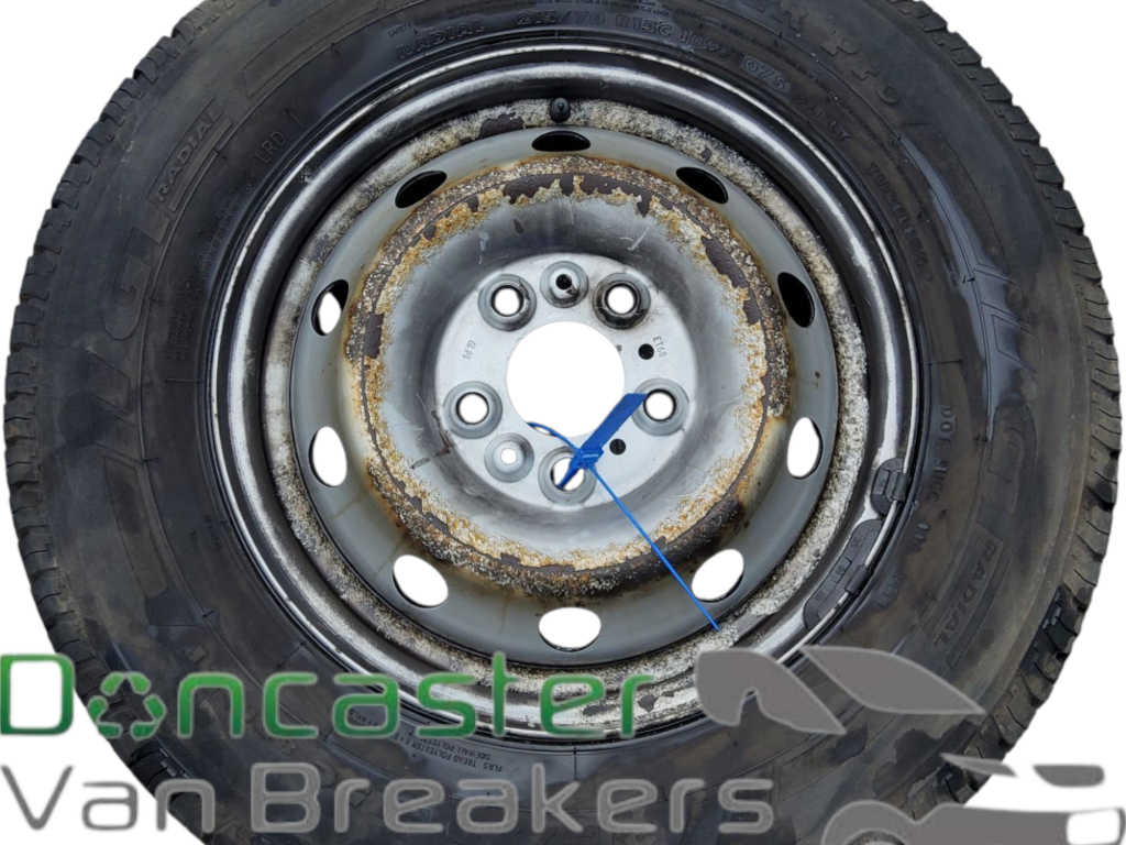 PEUGEOT BOXER 2019 STEEL WHEEL AND TYRE 215/70/R15 GT RADIAL TYRE 6MM ...