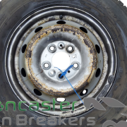 PEUGEOT BOXER 2019 STEEL WHEEL AND TYRE 215/70/R15 GT RADIAL TYRE 6MM TREAD