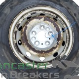 PEUGEOT BOXER 2019 STEEL WHEEL AND TYRE 215/70/R15 BRIDGESTONE TYRE 8MM TREAD