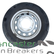 FORD TRANSIT LUTON 2020 STEEL WHEEL AND TYRE 195/75/R16C GOOD YEAR 4MM TREAD TWIN WHEEL