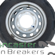FORD TRANSIT LUTON 2020 STEEL WHEEL AND TYRE 195/75/R16C GOOD YEAR 4MM TREAD TWIN WHEEL