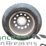FORD TRANSIT LUTON 2020 STEEL WHEEL AND TYRE 195/75/R16C GOOD YEAR 4MM TREAD TWIN WHEEL