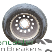 FORD TRANSIT LUTON 2020 STEEL WHEEL AND TYRE 195/75/R16C GOOD YEAR 4MM TREAD TWIN WHEEL