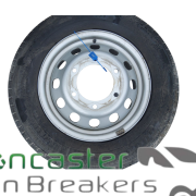 FORD TRANSIT LUTON 2020 STEEL WHEEL AND TYRE 195/75/R16C GOOD YEAR 4MM TREAD TWIN WHEEL