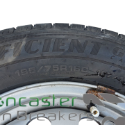 FORD TRANSIT LUTON 2022 STEEL WHEEL AND TYRE 195/75/R16C GOOD YEAR 5MM TREAD TWIN WHEEL