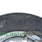 FORD TRANSIT LUTON 2022 STEEL WHEEL AND TYRE 195/75/R16C GOOD YEAR 5MM TREAD TWIN WHEEL