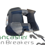 PEUGEOT BOXER / RELAY 2019 O/S DRIVERS MIRROR BLACK PLASTIC 01706235700