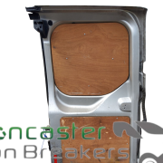 FORD TRANSIT CUSTOM 2019 N/S PASSENGER REAR DOOR SILVER