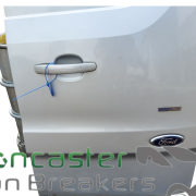 FORD TRANSIT CUSTOM 2019 O/S DRIVERS REAR DOOR SILVER