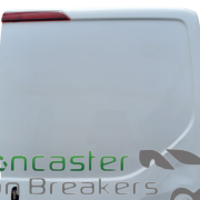 FORD TRANSIT CUSTOM 2020 O/S DRIVERS REAR DOOR WHITE (SLIGHT DAMAGE)