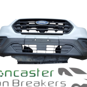FORD TRANSIT CUSTOM 2018 COMPLETE FRONT BUMPER WHITE