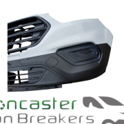 FORD TRANSIT CUSTOM 2018 COMPLETE FRONT BUMPER WHITE
