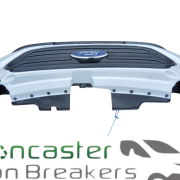 FORD TRANSIT CUSTOM 2018 COMPLETE FRONT BUMPER WHITE