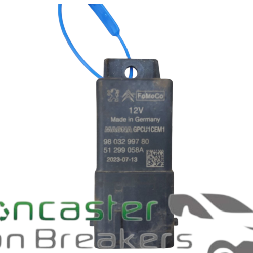 PEUGEOT BOXER / CITREON RELAY 2023 2.2 DW12 GLOW PLUG RELAY 9803299780