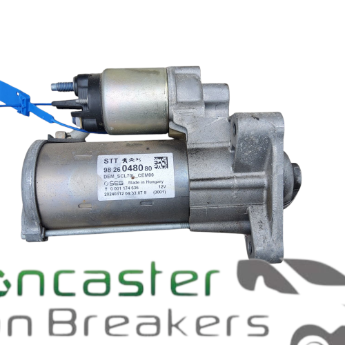 VAUXHALL MOVANO / BOXER / RELAY 2024 2.2 DW12 STARTER MOTOR 9826048080 4K