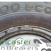 PEUGEOT BOXER/RELAY 2018 STEEL WHEEL AND TYRE 20:24 5MM TREAD