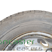PEUGEOT BOXER/RELAY 2018 STEEL WHEEL AND TYRE 215/75/R16C CONTINENTAL 9MM TREAD