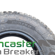 MICHELIN CROSS CLIMATE CAMPING TYRE FITTED WITH 225/75/16CP 8MM TREAD