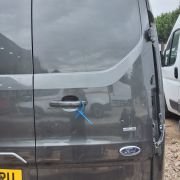 FORD TRANSIT CUSTOM 2018 FACELIFT DRIVERS O/S/R DOOR GREY (LITTLE DENTS)