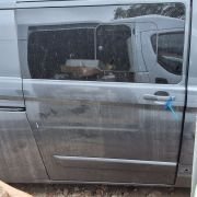 FORD TRANSIT CUSTOM 2018 FACELIFT DRIVERS SIDE LOADING DOOR GREY