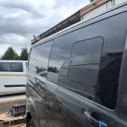 FORD TRANSIT CUSTOM 2018 FACELIFT DRIVERS SIDE LOADING DOOR GREY