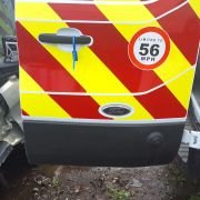 FORD TRANSIT MK9 2024 O/S DRIVERS REAR DOOR