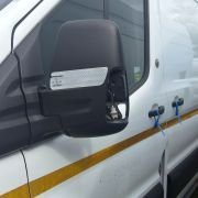FORD TRANSIT MK9 2024 N/S PASSENGERS FRONT DOOR MIRROR NOT INCLUDED