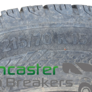 PEUGEOT BOXER/RELAY 2019 STEEL WHEEL AND TYRE 215/70R15 CONTINENTAL 4218