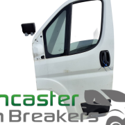 PEUGEOT BOXER/RELAY 2019 N/S PASSENGERS DOOR IN WHITE