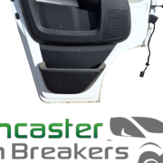 PEUGEOT BOXER/RELAY 2020 N/S PASSENGERS DOOR IN WHITE MIRROR CRACKED SEE IN PHOTOS