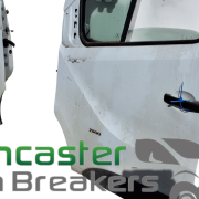 VAUXHALL VIVARO/TRAFFIC 2017 N/S PASSENGER FRONT DOOR IN WHITE