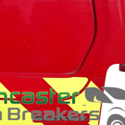 PEUGEOT PARTNER 2016 O/S REAR DOOR IN RED