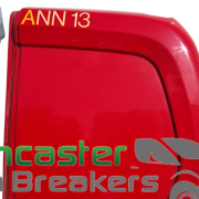 PEUGEOT PARTNER 2016 O/S REAR DOOR IN RED