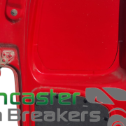 PEUGEOT PARTNER 2016 O/S REAR DOOR IN RED